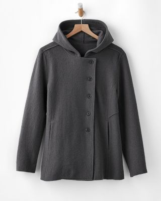 BoiledWool Hooded Jacket Hill