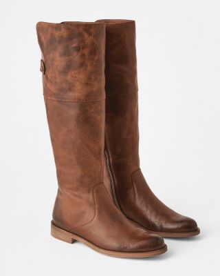 rustic leather boots
