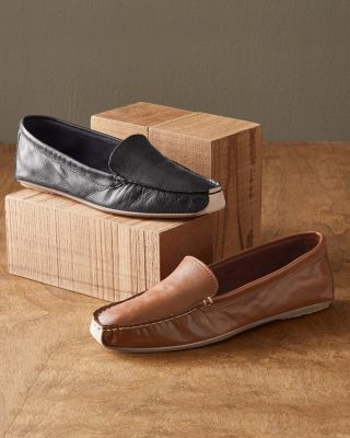 Issa Unlined Loafers | Garnet Hill