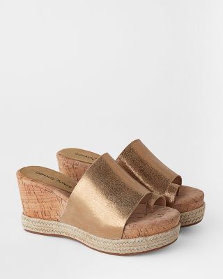 donald pliner cork sandals