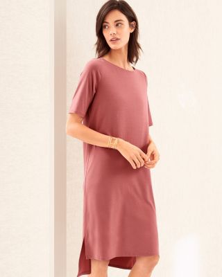 eileen fisher bateau neck dress