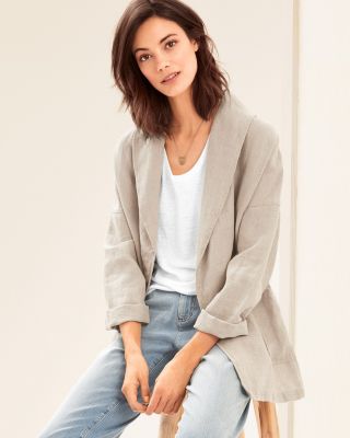 Eileen fisher 2025 linen jacket