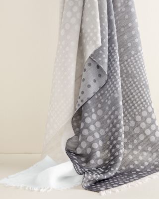 EILEEN FISHER Organic-Cotton Dot Scarf | Garnet Hill display picture 1