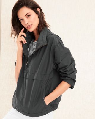 EILEEN FISHER Organic Cotton & Nylon Pullover Jacket | Garnet Hill