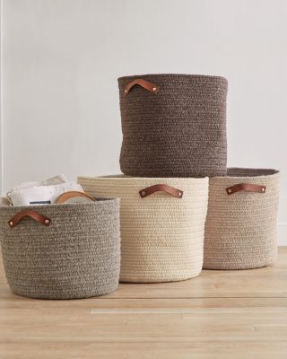 Braided Yarn Storage Baskets