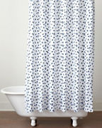 Blueberries Organic-Cotton Percale Shower Curtain