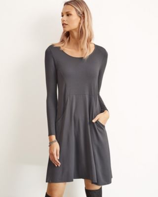 Everyday A-Line Knit Dress | Garnet Hill