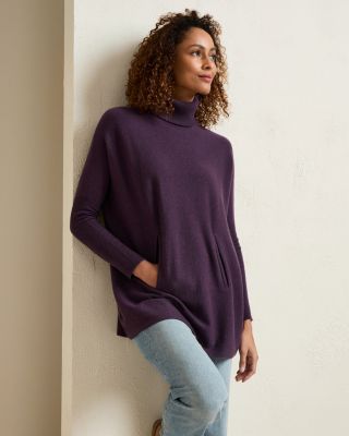 Oversized Turtleneck Sweater | Garnet Hill