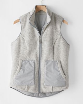 Smartwool® Women's Anchor-Line Reversible Sherpa Vest | Garnet Hill