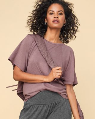 Draped Batwing Tee | Garnet Hill