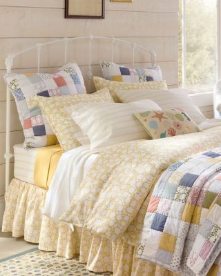Siesta Patterned Organic-Cotton Percale Sheets | Garnet Hill
