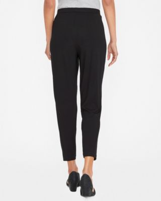 EILEEN FISHER Viscose Jersey Slouchy Ankle Pants - Regular
