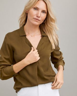 relaxed tencel shirt