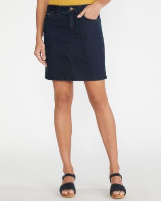 Essential Straight Denim Skirt | Garnet Hill