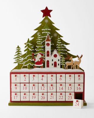 Wooden Advent Calendar | Garnet Hill