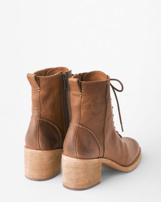frye monroe seamed suede bootie