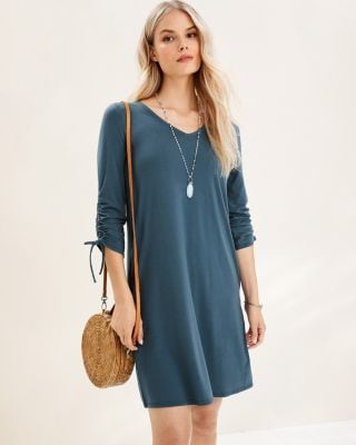 garnet hill v neck lace dress Bohme Easy Lace Dress