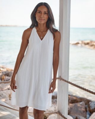 Gauze beach cover up online