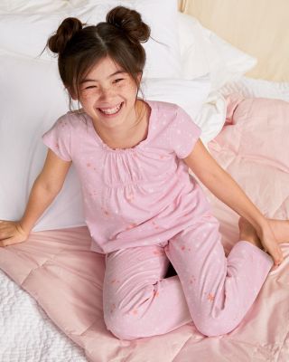 Girls Smocked Ruffle Pajamas Garnet Hill