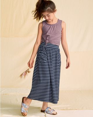 Girls' Pocket-Detail Maxi Skirt | Garnet Hill