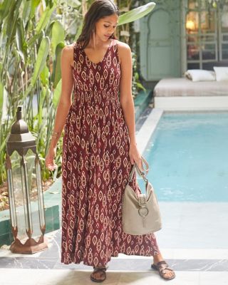 Garnet hill maxi on sale dress