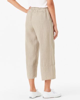 Banded Linen Beach Pants | Garnet Hill