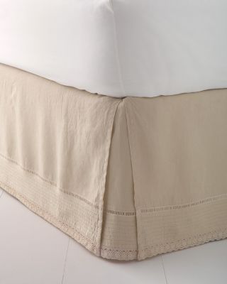 RelaxedLinen Embellished Bedskirt Hill