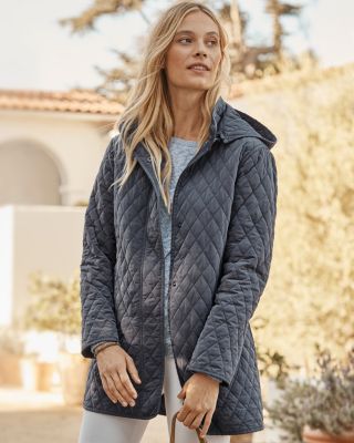 Womens quilted winter outlet coats