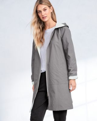 Eileen fisher hotsell raincoat hooded