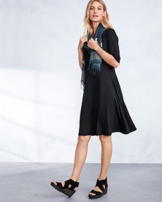 夏期セール★Arno Fischer / Der Garten Organic Linen Cotton Slub Box-Top | EILEEN FISHER