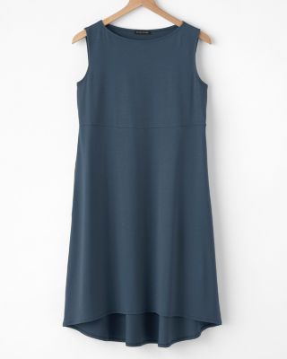 EILEEN FISHER Fine TENCEL-Jersey Sleeveless Tank Dress | Garnet Hill