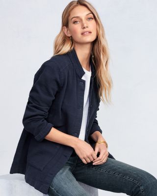 Eileen fisher hotsell cotton jacket