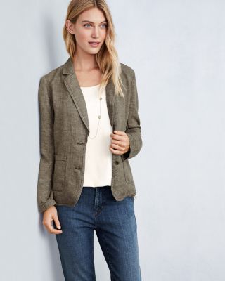 Eileen fisher hotsell organic linen jacket