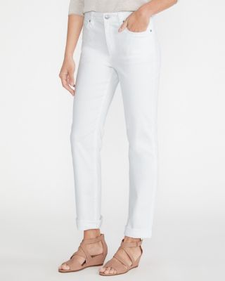 eileen fisher white jeans