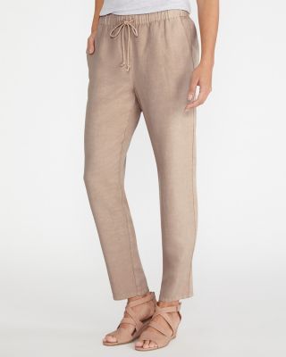 EILEEN FISHER TENCEL™ & Linen Drawstring Ankle Pants | Garnet Hill