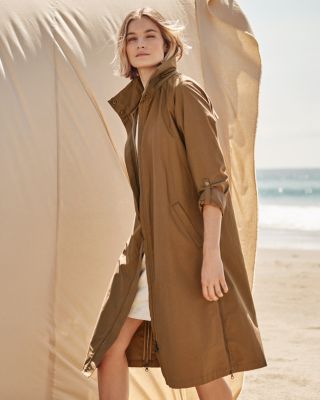 Women's modern outlet trench coat