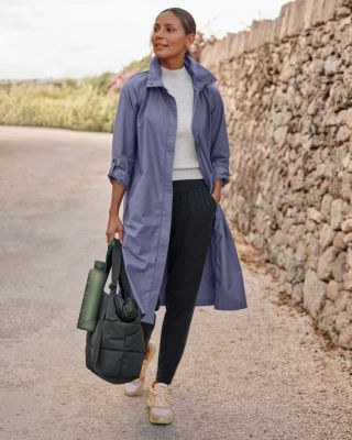 Longline Modern Trench | Garnet Hill