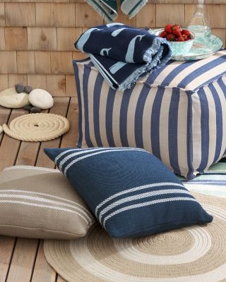 Dash & Albert Indoor-Outdoor Woven Pillows | Garnet Hill