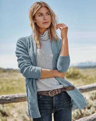 Dillon Cable Cardigan - Oatmeal