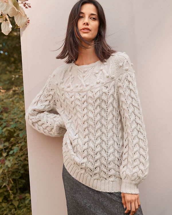 Shimmering Fair Isle Cashmere Pullover | Garnet Hill Shimmering Fair Isle Cashmere Pullover | Garnet Hill