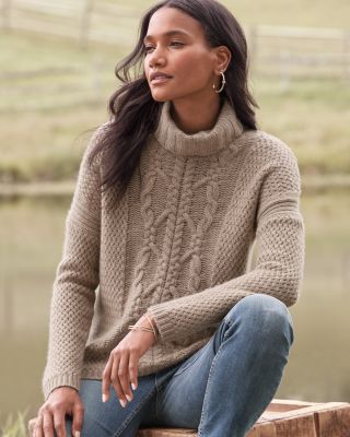 Cozy cashmere outlet turtleneck sweater