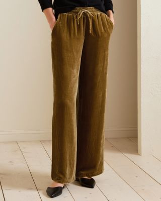 Silk-blend Velvet Pants