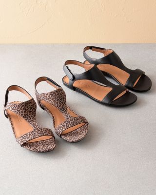 Gentle Souls Lark Slim T Strap Sandals