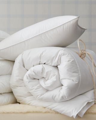 European White Goose Down Pillow - King / Firm