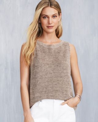 EILEEN FISHER Organic-Cotton Scoop-Neck Tank