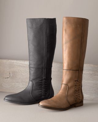 Maria Tall Braided Boots | Garnet Hill