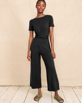 Twist-Front Jumpsuit | Garnet Hill