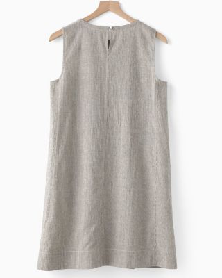 a-line linen dress Linen A-Line Maxi Dress in Black - M - Shop STATESIDE Dresses