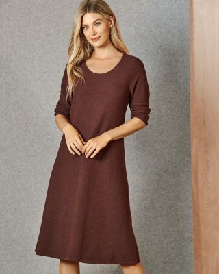 EILEEN FISHER Washable-Wool Sweater Dress | Garnet Hill