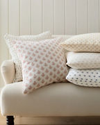 Artful Pattern Relaxed-Linen Pillow Cover